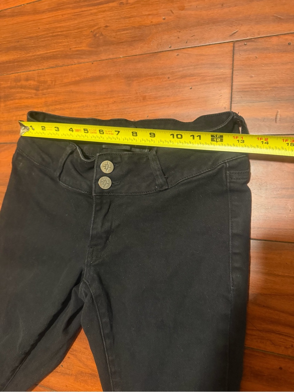 Darker Wavs black EPIC flared jeans pants dollskill sizes XS - Picture 7 of 11